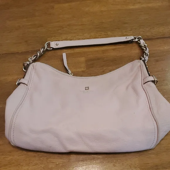 Kate Spade Pink Shoulder Bag with Silver Chain - Picture 1 of 8